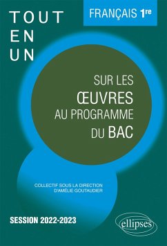 Cover Français. Première. Tout-en-un sur les oeuvres au programme. (eBook, ePUB)