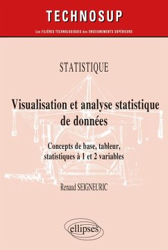 Cover Statistique - Visualisation et analyse statistique de données (eBook, PDF)
