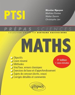 Cover Mathématiques PTSI (eBook, PDF)
