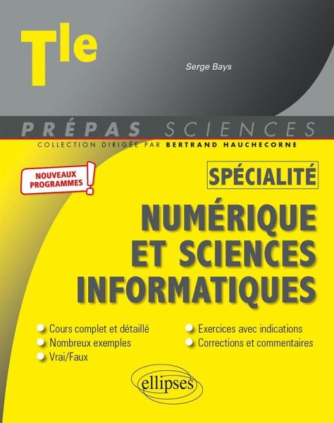 Spécialité Numérique et sciences informatiques - Terminale - nouveaux programmes (eBook, PDF) Spécialité Numérique et sciences informatiques - Terminale - nouveaux programmes (eBook, PDF)