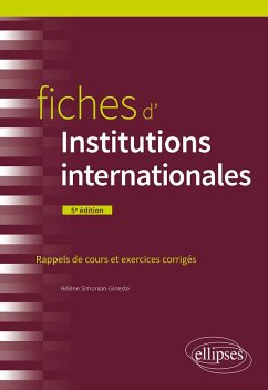 Fiches d'Institutions internationales (eBook, ePUB) - Simonian-Gineste, Hélène