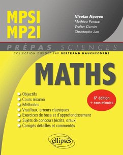 Cover Mathématiques MPSI/MP2I (eBook, PDF)