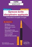 CAPES Anglais - Epreuve écrite disciplinaire appliquée - Session 2023 (eBook, ePUB)