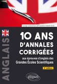 10 ans d'annales corrigées aux épreuves d'anglais des grandes écoles scientifiques (eBook, PDF)