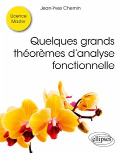 Quelques grands théorèmes d'analyse fonctionnelle (eBook, PDF) - Chemin, Jean-Yves Quelques grands théorèmes d'analyse fonctionnelle (eBook, PDF) - Chemin, Jean-Yves