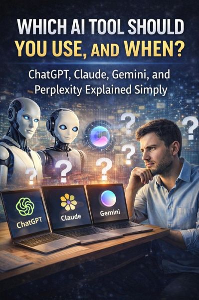 Which AI Tool Should You Use, and When?: ChatGPT, Claude, Gemini, and Perplexity Explained Simply (eBook, ePUB)