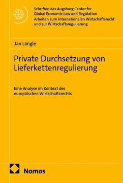 Cover Private Durchsetzung von Lieferkettenregulierung