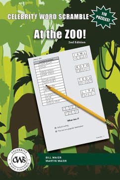 Cover Celebrity Word Scramble At the Zoo! 2nd Edition