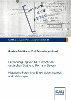 Cover Entschädigung von NS-Unrecht an deutschen Sinti und Roma in Bayern