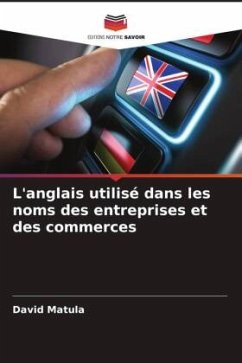 Cover L'anglais utilisé dans les noms des entreprises et des commerces