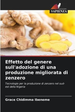 Cover Effetto del genere sull'adozione di una produzione migliorata di zenzero