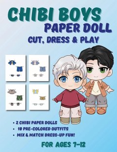 Chibi Boys Paper Doll Book - Albeni, Mila Chibi Boys Paper Doll Book - Albeni, Mila