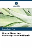 Überprüfung des Rentensystems in Nigeria
