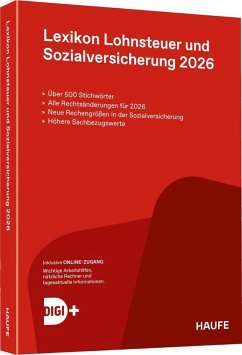 Cover Lexikon Lohnsteuer und Sozialversicherung 2026 plus Onlinezugang