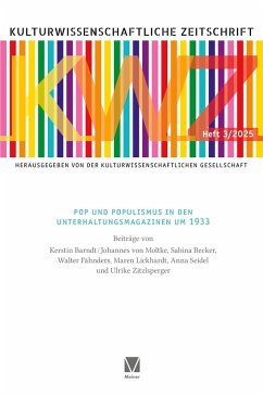 Cover Pop und Populismus in den Unterhaltungsmagazinen um 1933