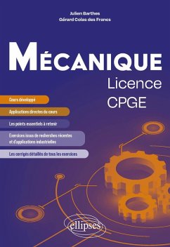 Mécanique - Licence/CPGE (eBook, PDF) - Barthes, Julien; Colas des Francs, Gérard