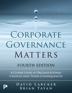 Corporate Governance Matters (eBook, PDF) - Larcker, David; Tayan, Brian