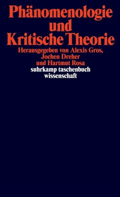 Cover Phänomenologie und Kritische Theorie (eBook, ePUB)
