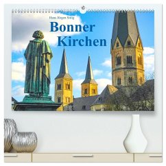 Bonner Kirchen (hochwertiger Premium Wandkalender 2026 DIN A2 quer), Kunstdruck in Hochglanz