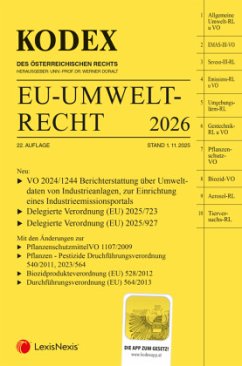Cover KODEX EU-Umweltrecht 2025/26 - inkl. App