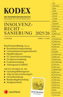 Cover KODEX Insolvenzrecht - Sanierung 2026