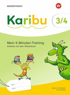 Cover Karibu. Mein 5-Minuten-Training: Wörterbucharbeit 3/4