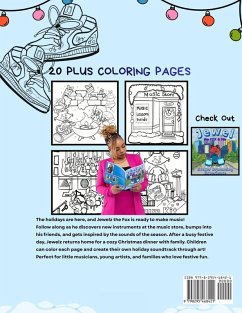 Cover Jewel the Fox Christmas Coloring Book