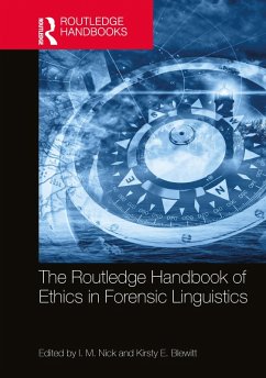 Cover The Routledge Handbook of Ethics in Forensic Linguistics (eBook, ePUB)
