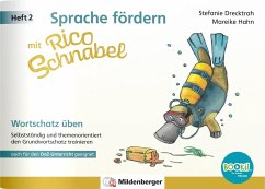 Cover Sprache fördern mit Rico Schnabel - Heft 2: Wortschatz üben - für BOOKii®