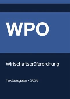 WPO - Wirtschaftsprüferordnung (Deutschland) 2026