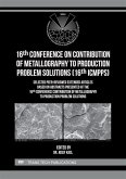 16th Conference on Contribution of Metallography to Production Problem Solutions (16th ICMPPS) (eBook, PDF)