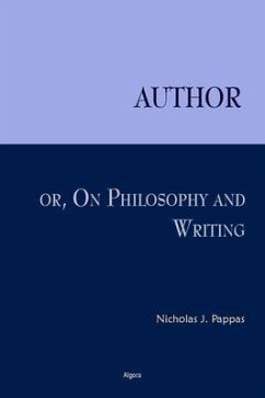 Cover Author, or On Philosophy and Writing (eBook, ePUB)