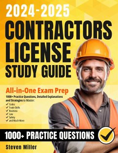 Contractors License Study Guide 2024-2025 (eBook, ePUB) - Miller, Steven