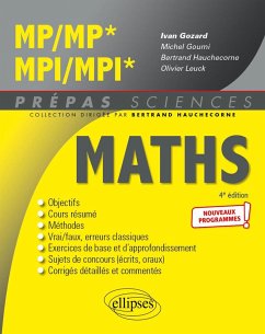Cover Mathématiques MP/MP* - MPI/MPI* - Programme 2022 (eBook, PDF)