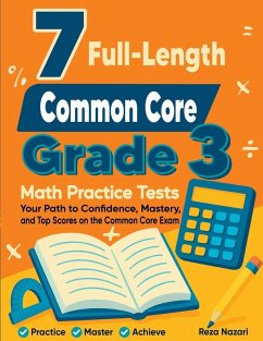 Cover 7 Full-Length Common Core Grade 3 Math Practice Tests