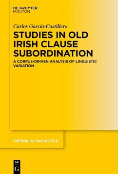 Cover Studies in Old Irish Clause Subordination