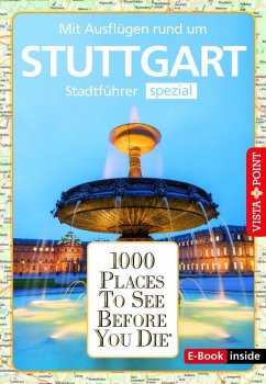 Cover Reiseführer Stuttgart. Stadtführer inklusive Ebook. Ausflugsziele, Sehenswürdigkeiten, Restaurant & Hotels uvm.