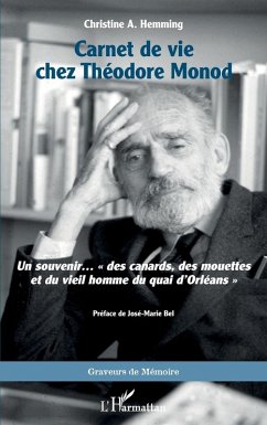 Cover Carnet de vie chez Théodore Monod