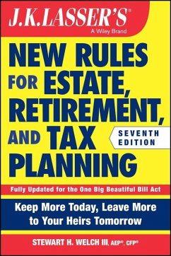 Cover J.K. Lasser's New Rules for Estate, Retirement, and Tax Planning