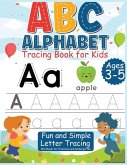 ABC alphabet tracing book for kids ages 3 - 5