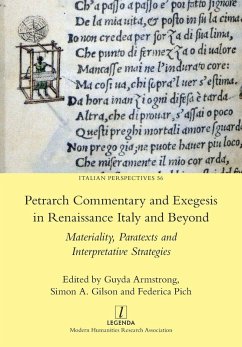 Petrarch Commentary and Exegesis in Renaissance Italy and Beyond