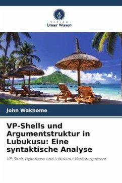 Cover VP-Shells und Argumentstruktur in Lubukusu: Eine syntaktische Analyse