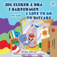 Cover I Love to Go to Daycare (Norwegian English Bilingual Book)