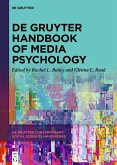 De Gruyter Handbook of Media Psychology (eBook, ePUB)