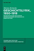 Geschichtslyrik, 1850-1918 (eBook, ePUB)