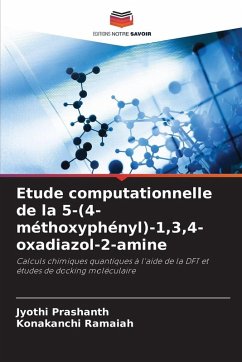 Cover Etude computationnelle de la 5-(4-méthoxyphényl)-1,3,4-oxadiazol-2-amine