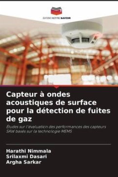 Cover Capteur à ondes acoustiques de surface pour la détection de fuites de gaz