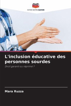 Cover L'inclusion éducative des personnes sourdes