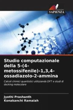 Cover Studio computazionale della 5-(4-metossifenile)-1,3,4-ossadiazolo-2-ammina