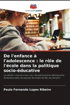 Cover De l'enfance à l'adolescence : le rôle de l'école dans la politique socio-éducative